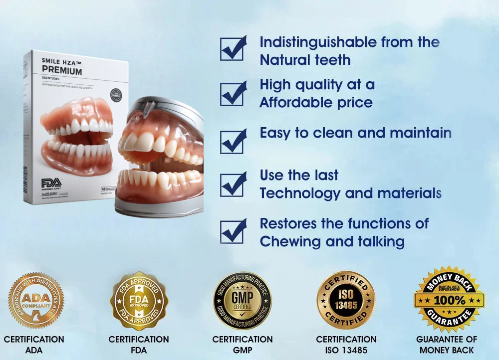 HZA™ --🦷Advanced Customized Full Denture Set🦷 {Developed by Harvard University}