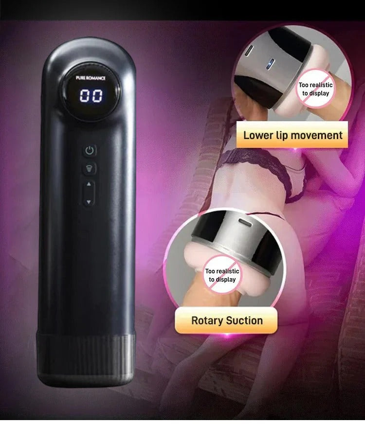 【Discreet Delivery】 Fully automatic, hands-free retractable relaxation cup
